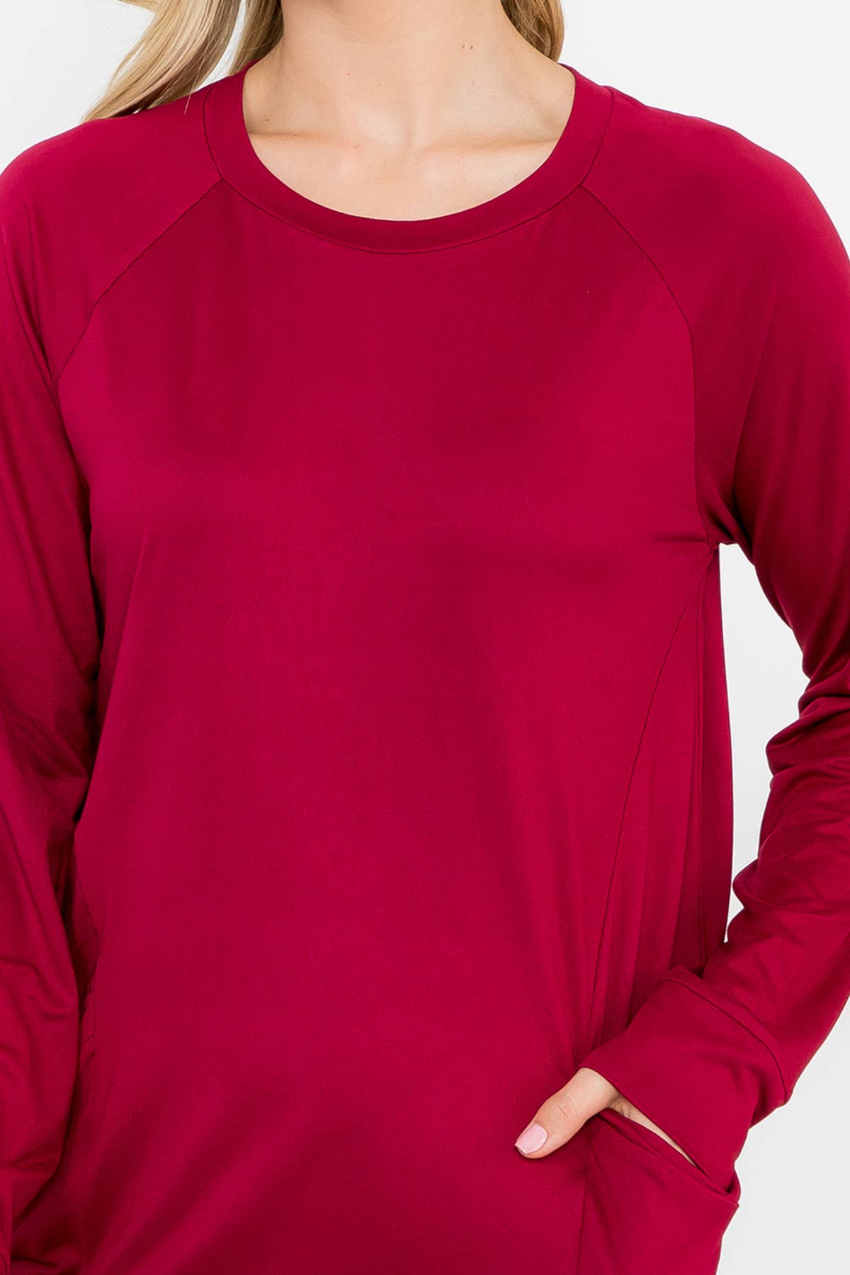 You & Me – Túnica - Mulher por atacado – YMT20003XV-PLUS TAMANHO MACIÇO BOLSO FRONTAL DE MANGA COMPRIDA54