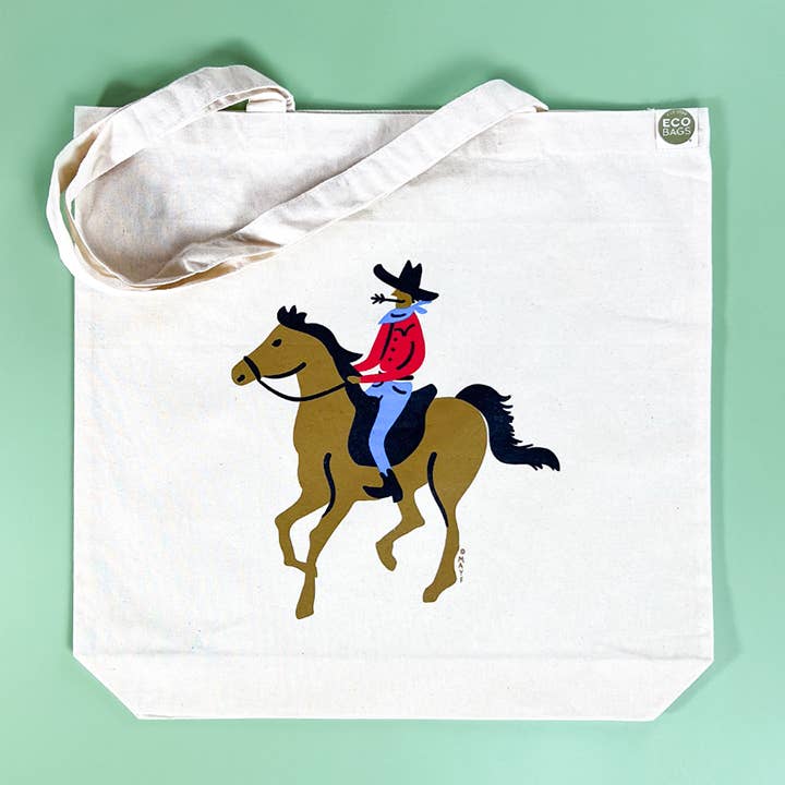 Yonder Goods - Wholesale Tote Bag - Unisex - Western Tote Bag | Cowboy Eco Tote0