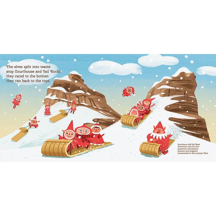 Familius, LLC - Wholesale Preschool Book (3-5) - 12 Little Elves Visit Nebraska4