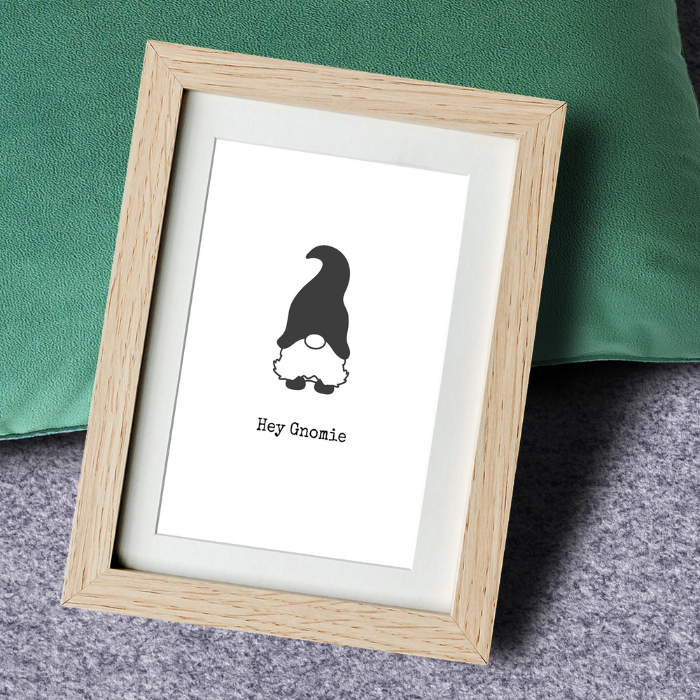 Witty Words - Cards and Wall Art - Wholesale Picture Frame - 4 in 1 Gnome & DIY Display with Storage - Frame Set3