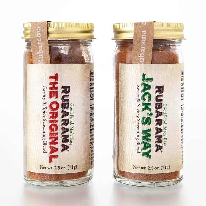 The Rubarama Dry Rub in Geschenkset im Musselinbeutel für den Großhandel von Rubarama