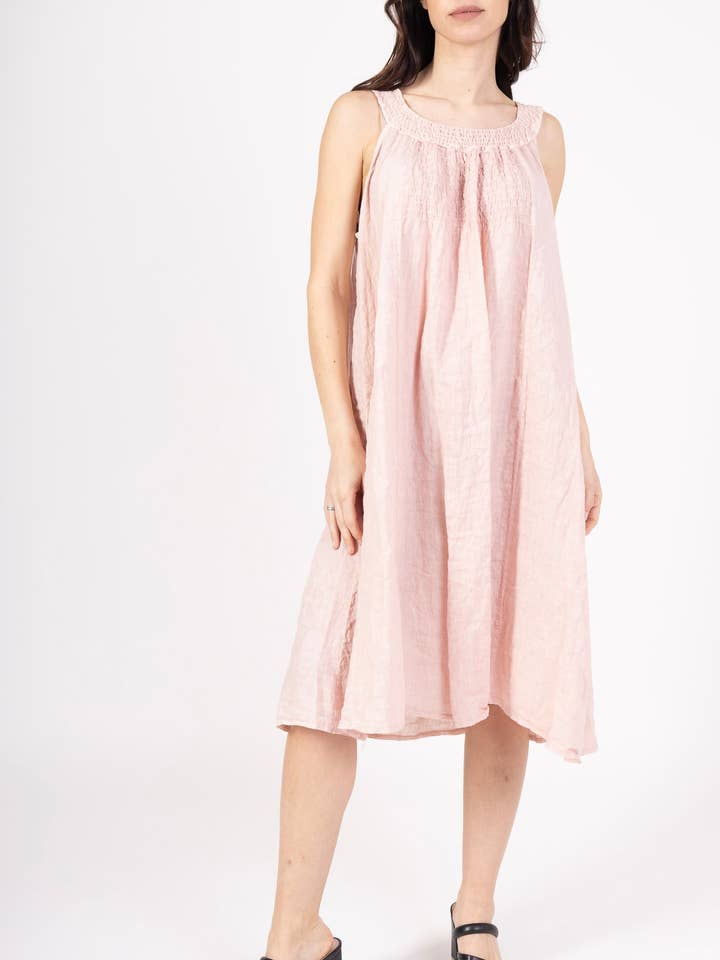 TUNIC 6161 IN 100% LINEN for wholesale by LINEN & COTTON HOUSE