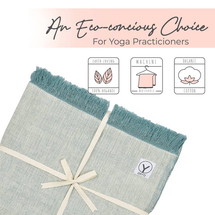 YO GAYO - Wholesale Yoga Blanket - Organic Cotton Yoga Blanket2