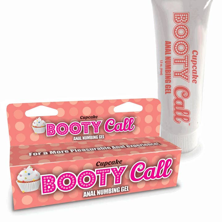Little Genie Productions - Wholesale Delay Gel - Booty Call Anal Numbing Gel- Cupcake 1.5oz