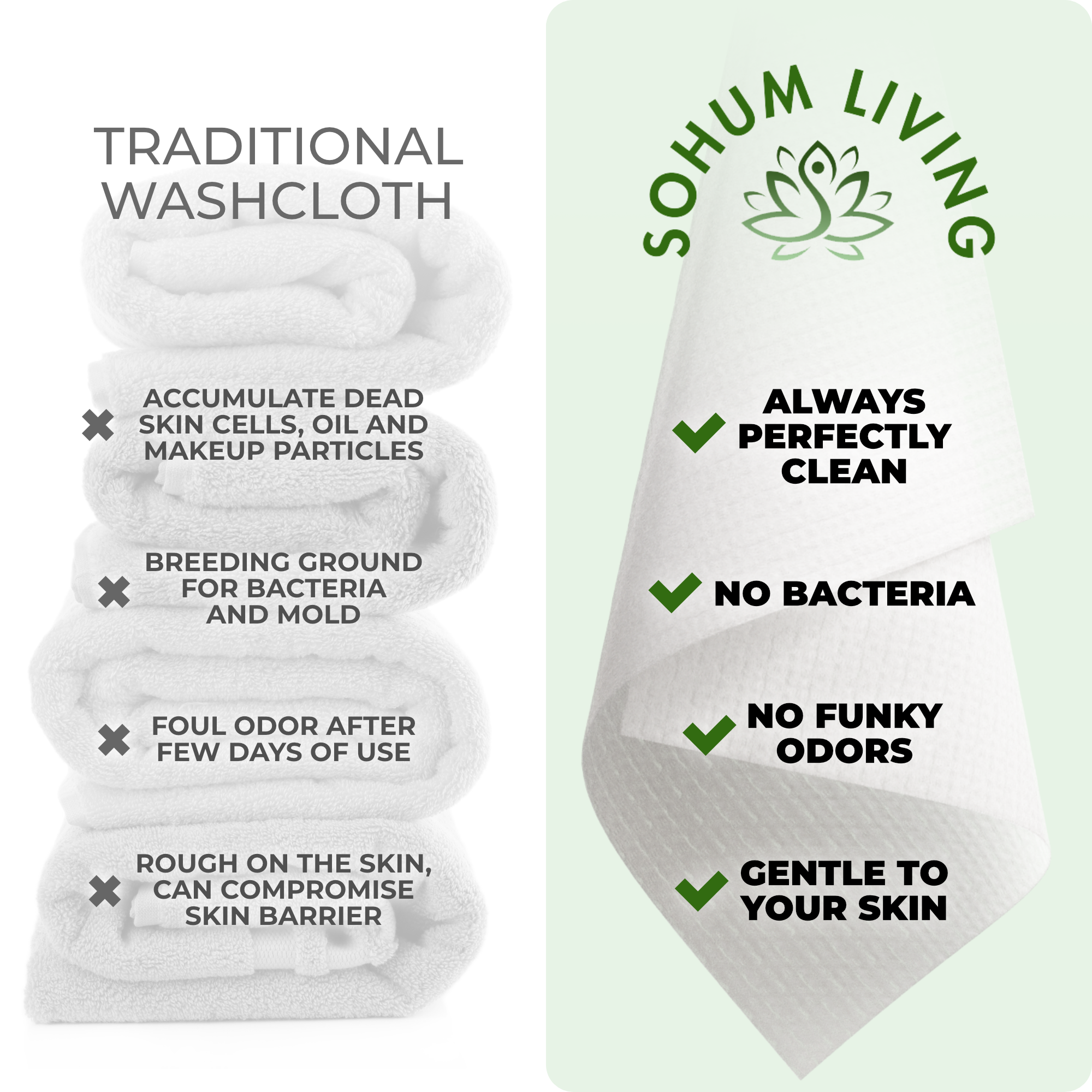 Luzia - Wholesale Face & Body Wipes - Disposable Ultra Soft Skin Towels2