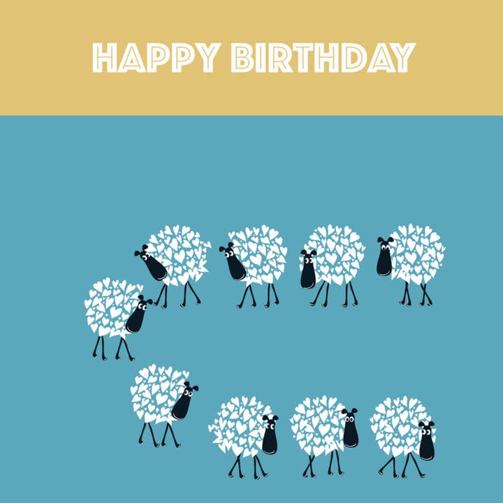 Compter neuf moutons pour la vente par Sophie Morrell