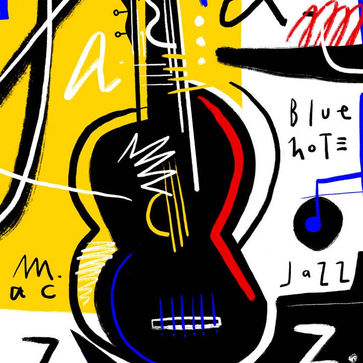 Fine Art Print - “Jazz” - Jean-Philippe Henric for wholesale by Atelier Contemporain
