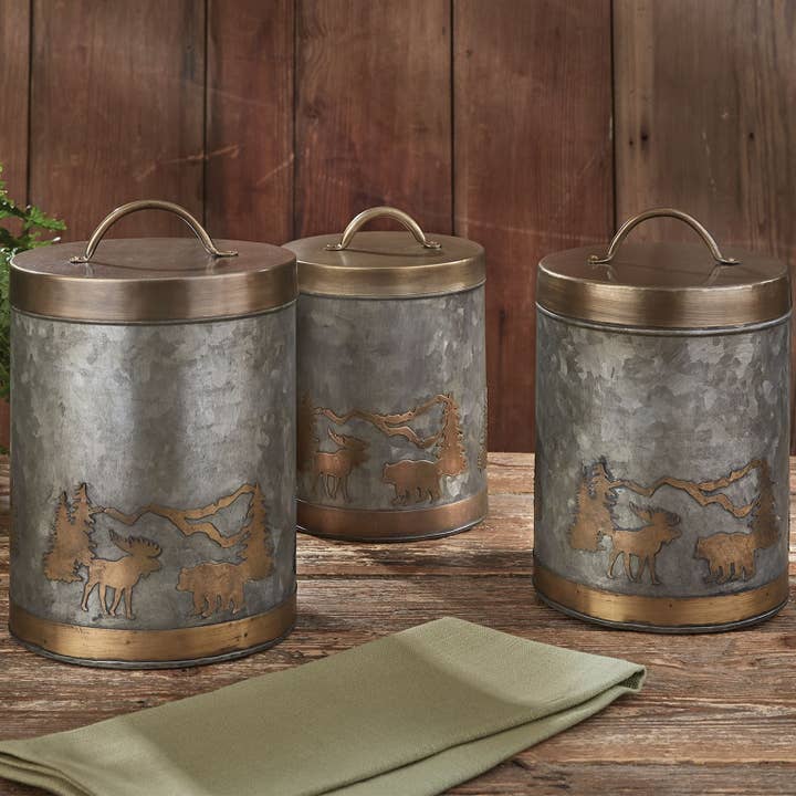 Park Designs - Wholesale Canister set - Forester's Canisters set of 31