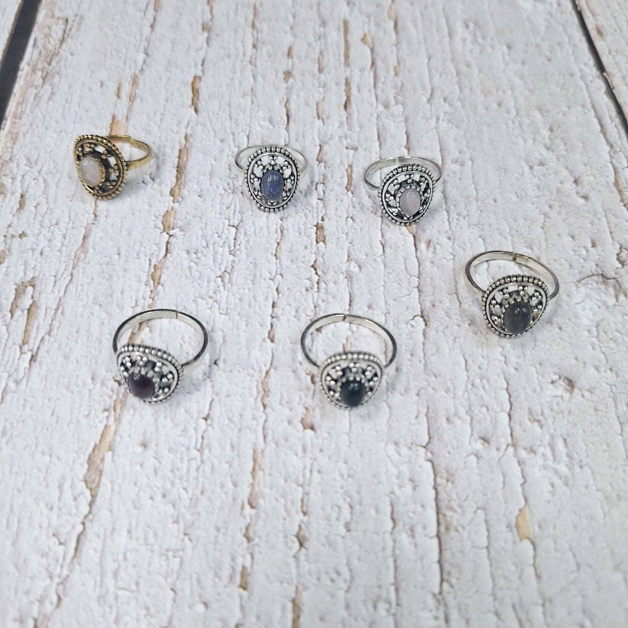 Hecho a mano - Wholesale Single Stone/Solitaire Ring - Assortment of rings8