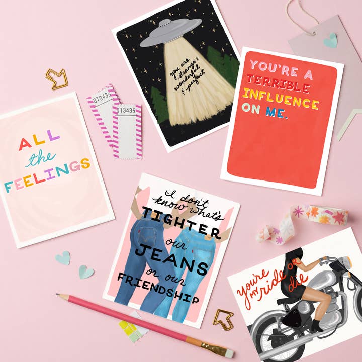 Slightly Stationery - Vendita all'ingrosso Biglietti di amicizia - Tight Friendship Card | Carta del migliore amico1