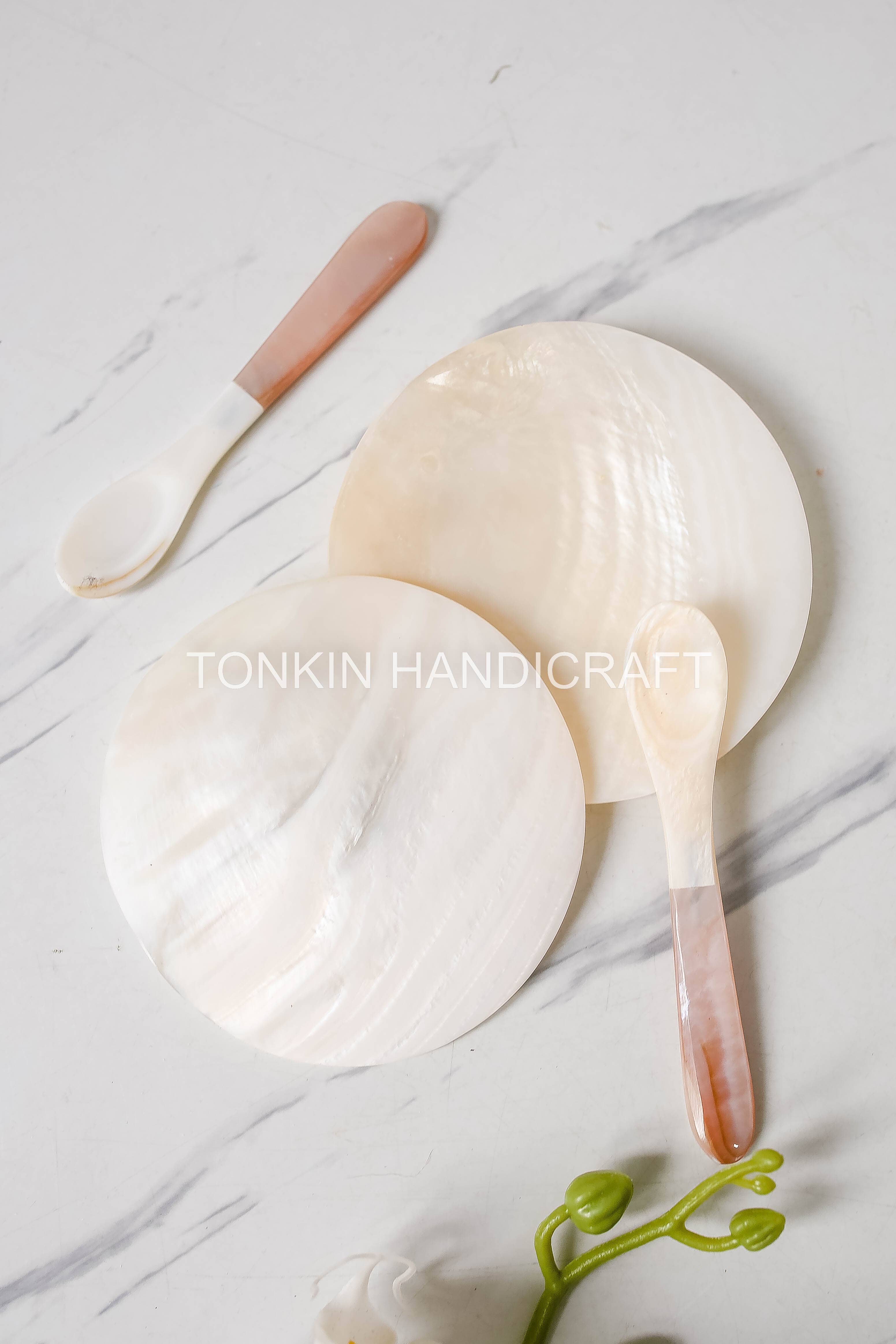 Tonkin Handicraft - Wholesale Serving Plate - Mother of Pearl Caviar Plate 54