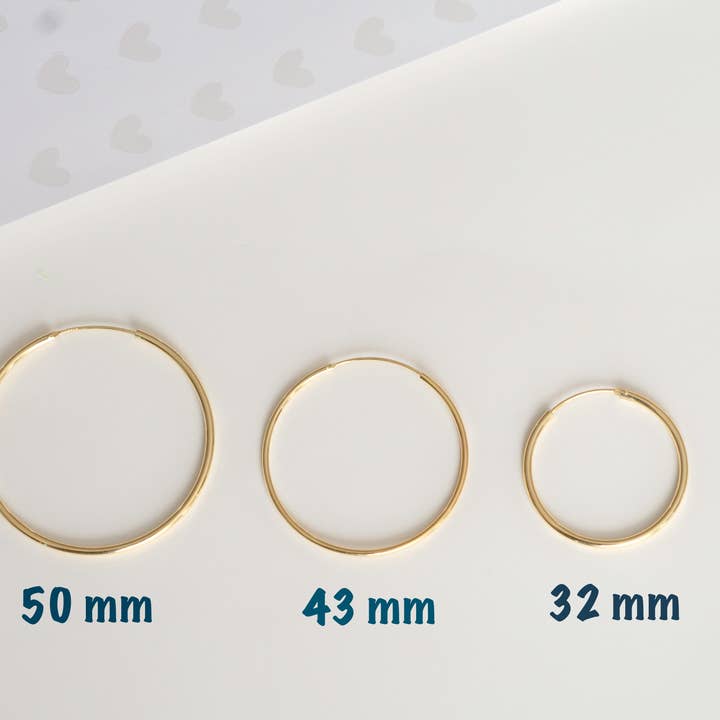 Sami Jewels – wholesale Hoop earrings – 32mm Infinity Hoops3