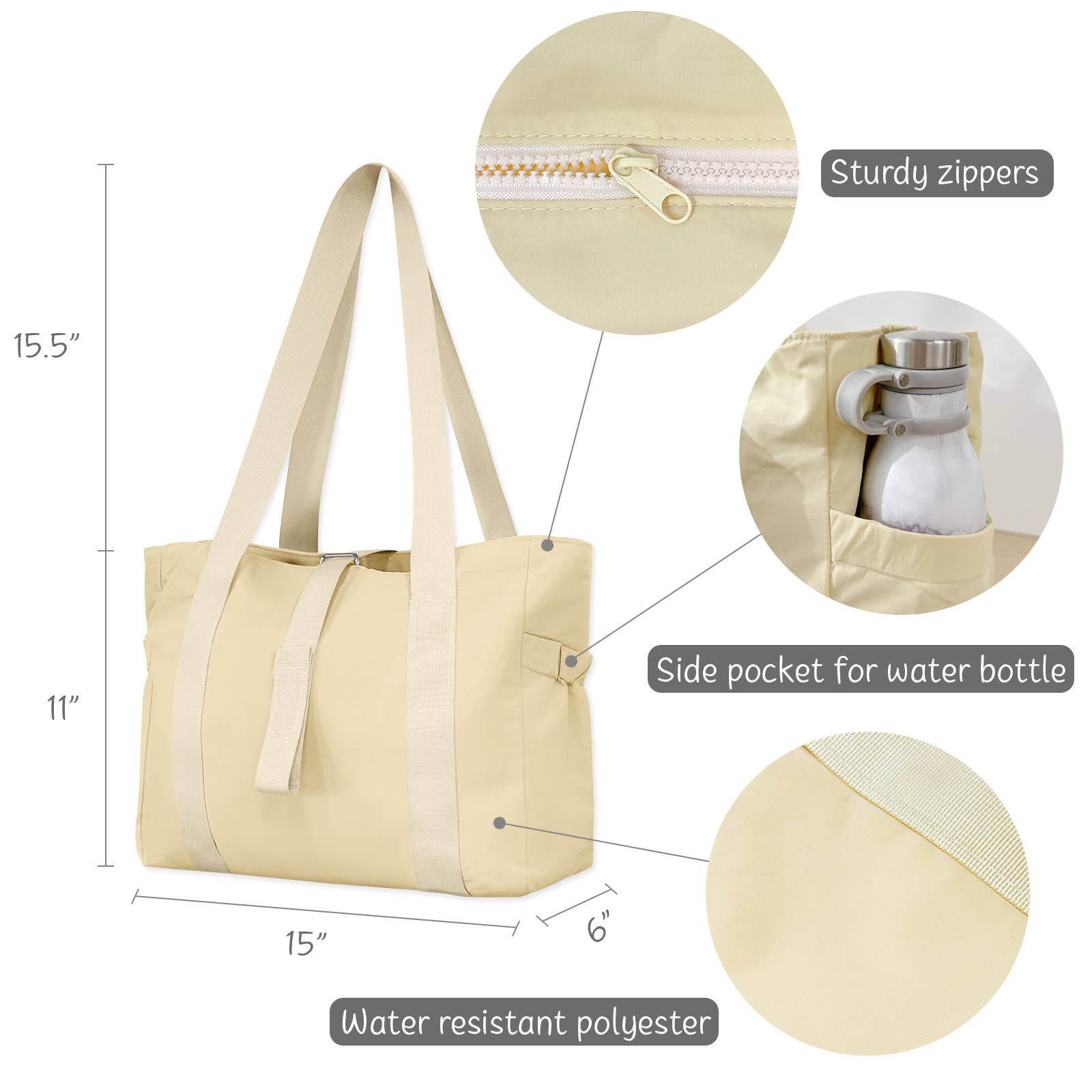 Wrapables.com - Vente Sac de yoga - Sac fourre-tout de yoga Wrapables, sac de sport, de travail, de nuit, sac de voyage11