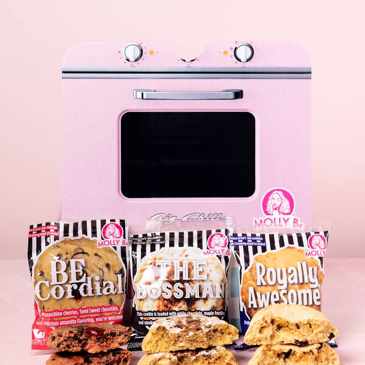 Molly Bz - Wholesale Biscuit - Assorted Top Selling 3.5oz Gourmet Cookie Box6