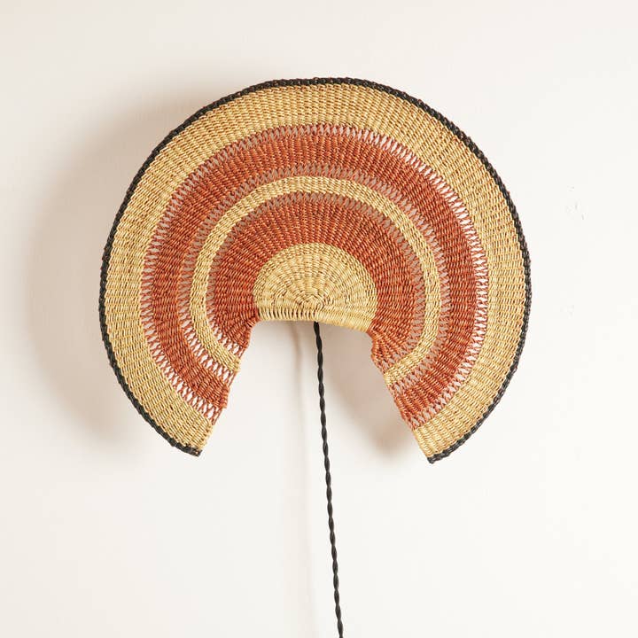 GOLDEN EDITIONS - Wholesale Sconce - Admirador Wall Lamp L | Artisan Woven Lighting3