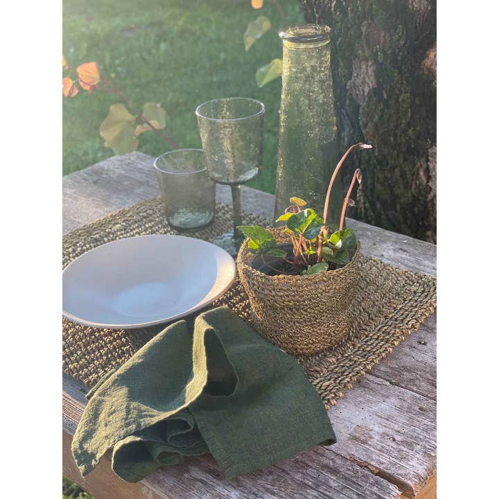 Fiorirà un giardino - Wholesale Drinking Glass/Cup - Green Hammered Effect Methacrylate Goblet D8 H19 cm2