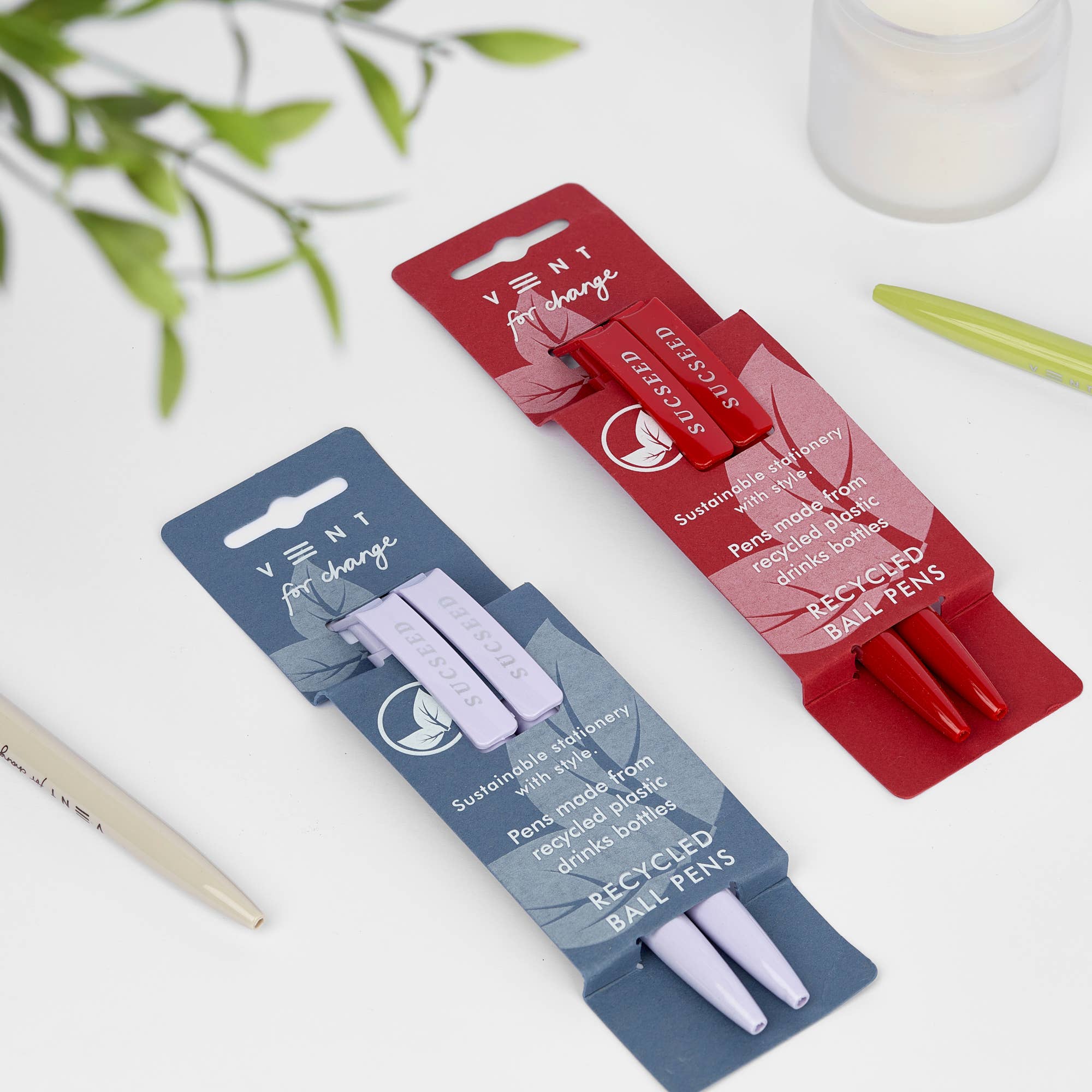 VENT for Change - Wholesale Pen - Pens Recycled Drinks Bottle - Sucseed Kiwi2