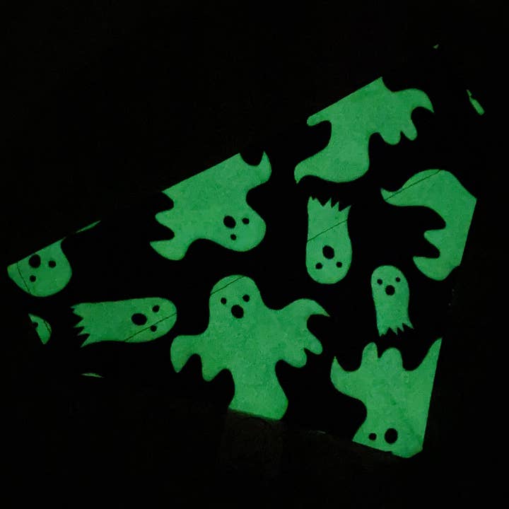 Spotted Dog Co. - Wholesale Pet Bandana - Dog - Ghost Bandana - Glow in the Dark!3