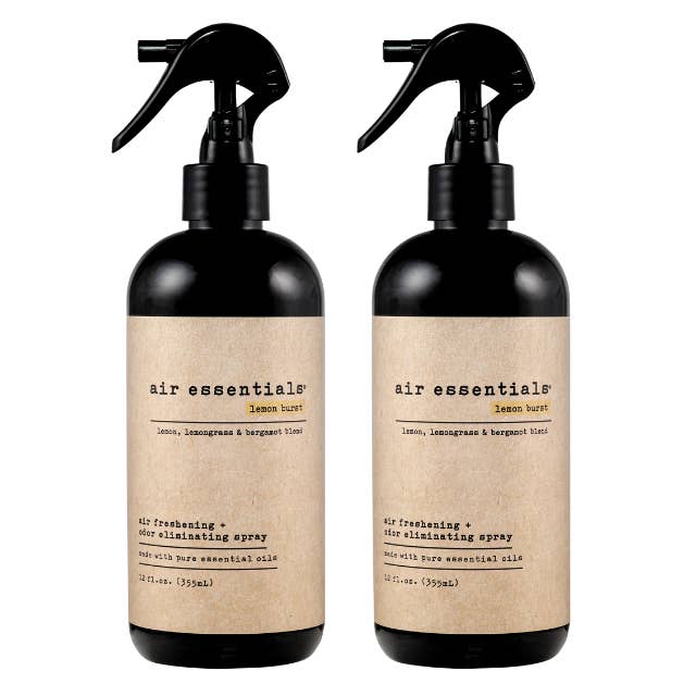 lemon burst air freshening & odor eliminating sprays for wholesale by air essentials
