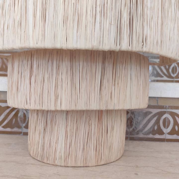 martitec - Venta al por mayor Lámparas de pared - Candelabros de rafia tejidos a mano, candelabro de rafia, lámparas marroquíes
