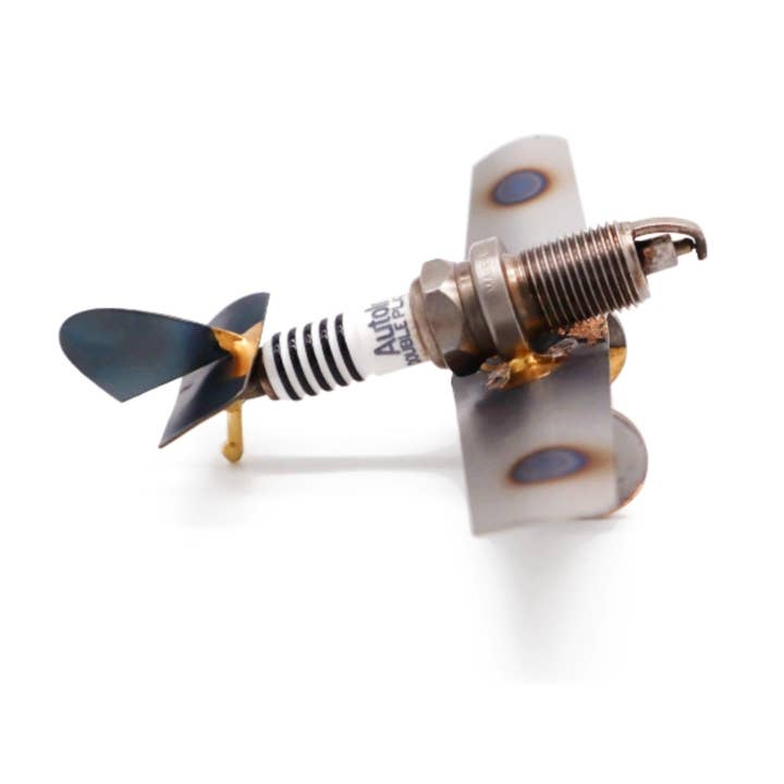 Rock Creek Metal Craft - Wholesale Decorative Tabletop Object - Low Wing Plane3