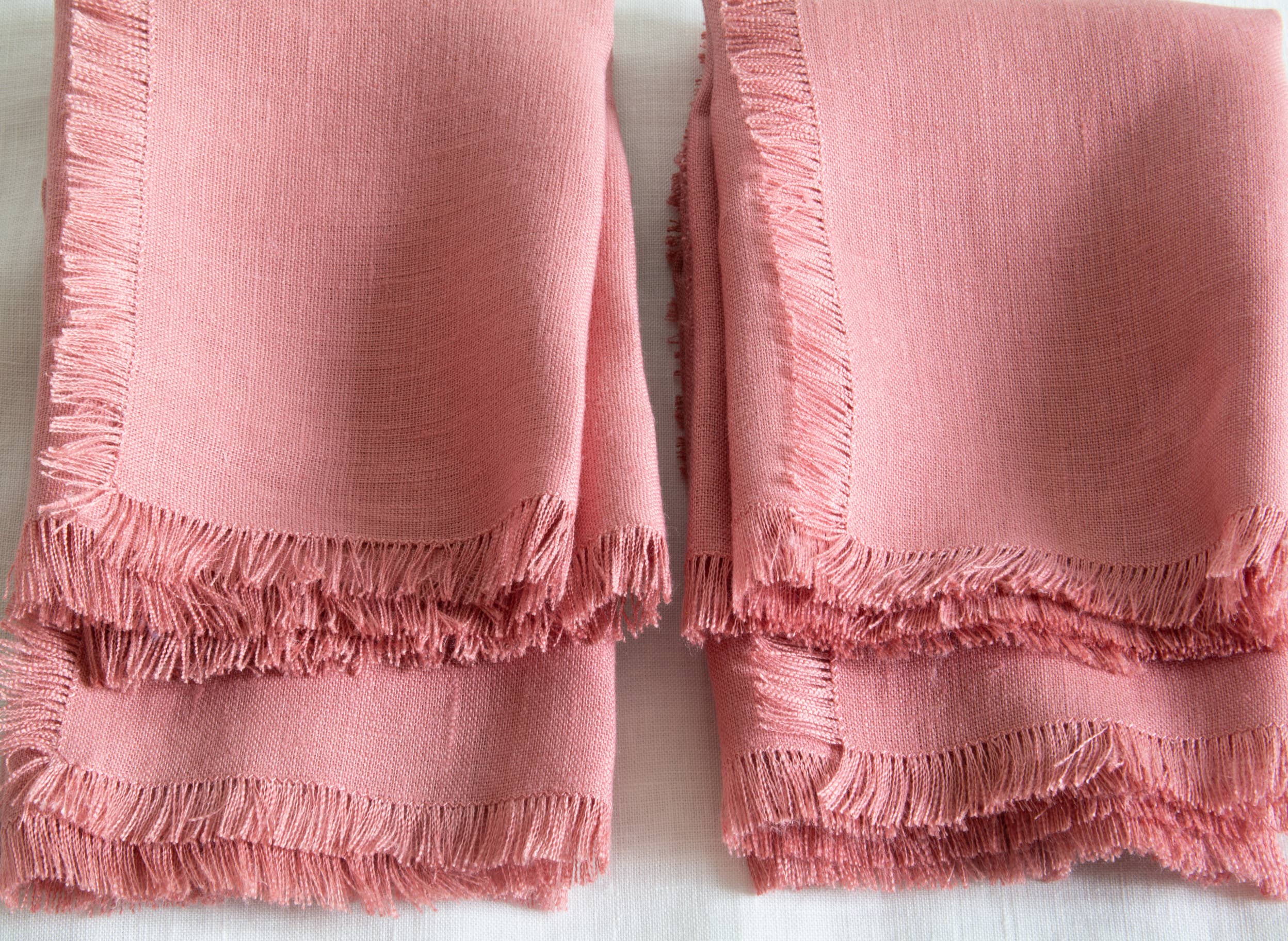 Liem Home - Venta al por mayor Servilletas de tela - Servilletas elegantes de lino con flecos para decoración de bodas7