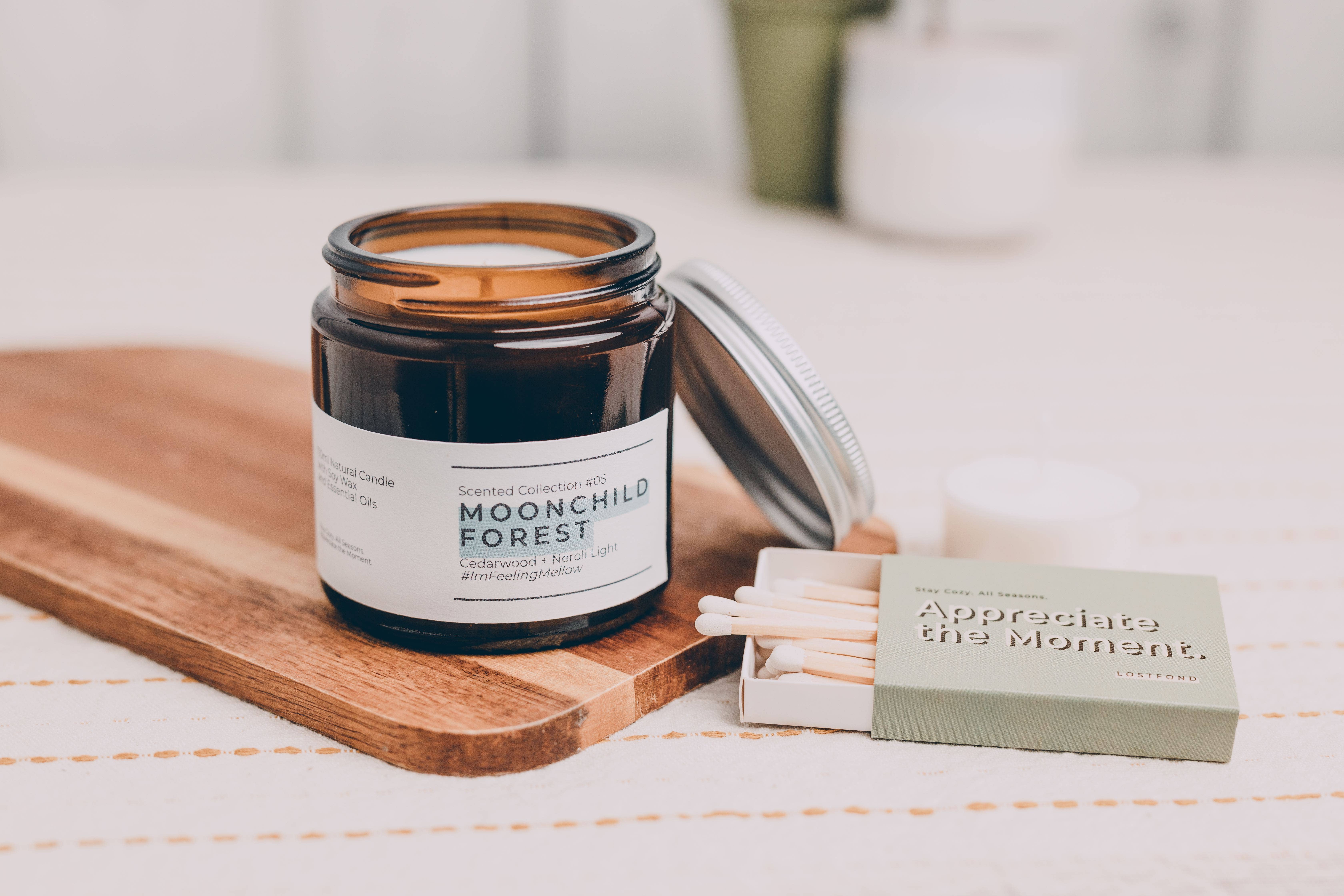 LostFond Candles – wholesale Jar/filled candle – Bergamot & Sweet Orange Essential Oil Vegan Soy Candle0