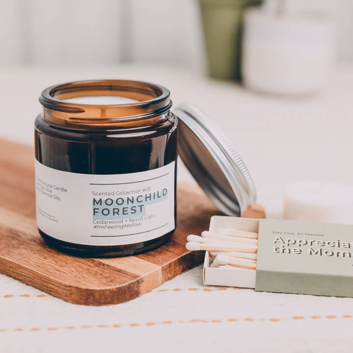 LostFond Candles – wholesale Jar/filled candle – Neroli & Rosewood Essential Oils Handmade Soy Candle2