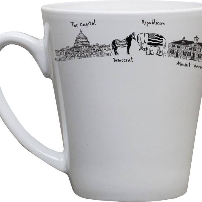 The Dish - Wholesale Coffee Mug - Washington DC Short Mug