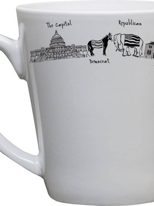 Washington DC Short Mug for wholesale by The Dish