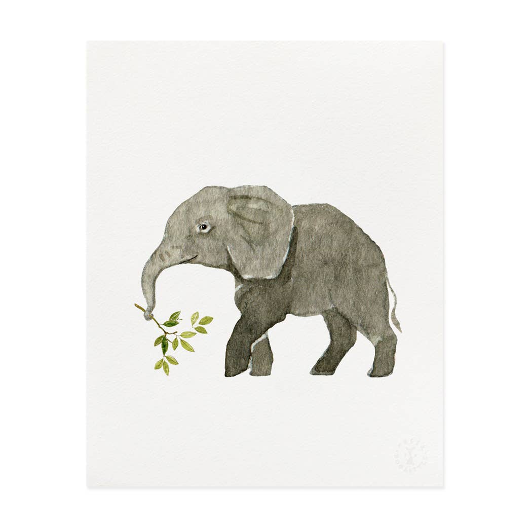 Felix Doolittle - Wholesale Art Print - Elephant Calf - Art Print1