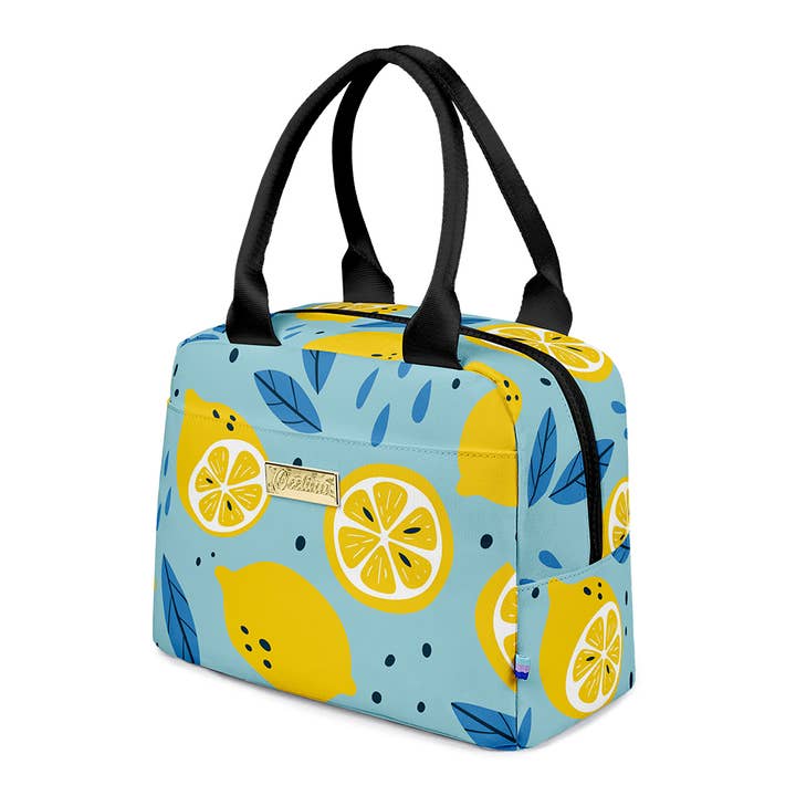 Lemon Splash Lunch Bag for wholesale by OEELINN