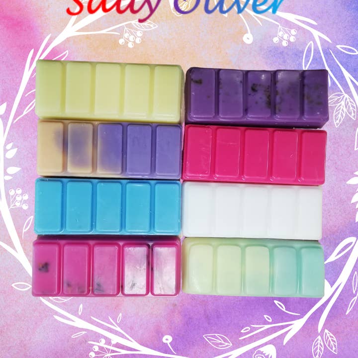 Wax Melt Snap Bar, eigenes Etikett für den Großhandel von Sally Oliver