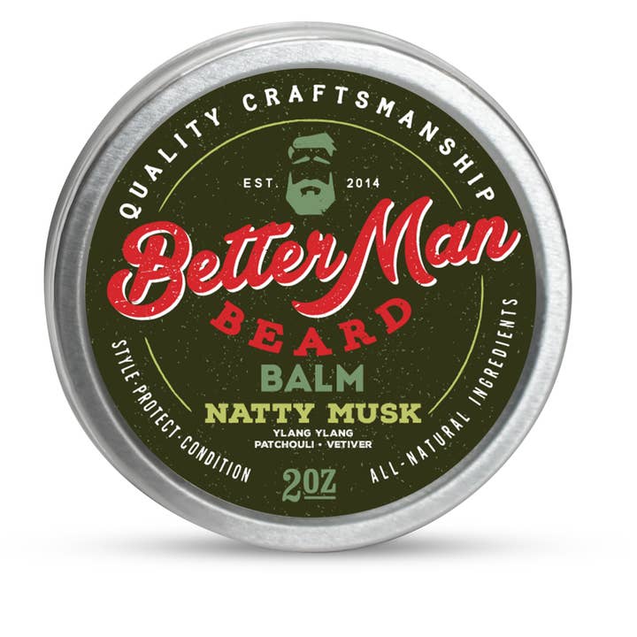 Natty Musk Beard Balm for wholesale by Better Man Beard