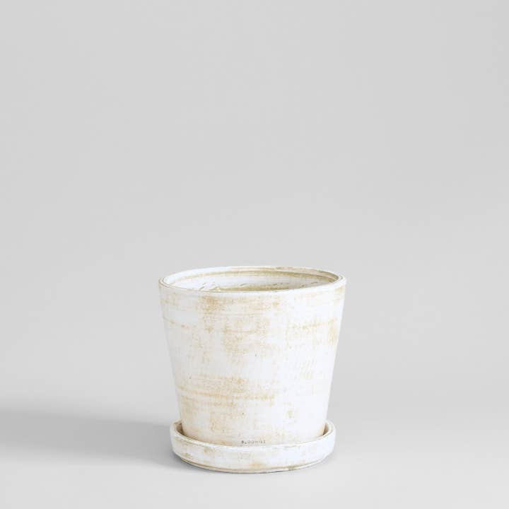 Bloomist - Wholesale Plant Pot - Basic Planter, White Patina1