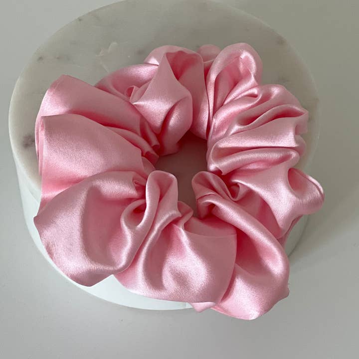 SYLKI – wholesale Scrunchie - Dam – Ljusrosa Pure Silke Scrunchie0