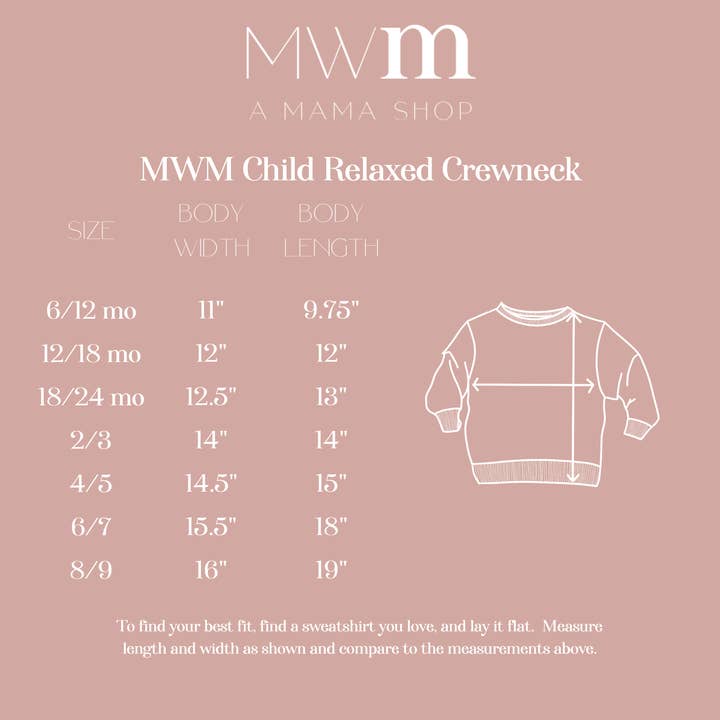 Sand Christmas Morning Crew Child Sweatshirt - Red Design for wholesale on Faire4