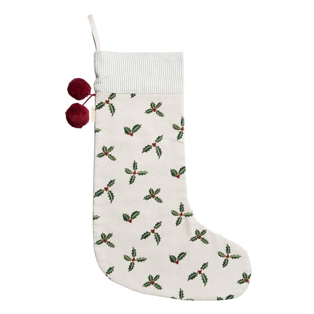 Sophie Allport – wholesale Holiday Stocking – Holly & Berry Christmas Stocking3