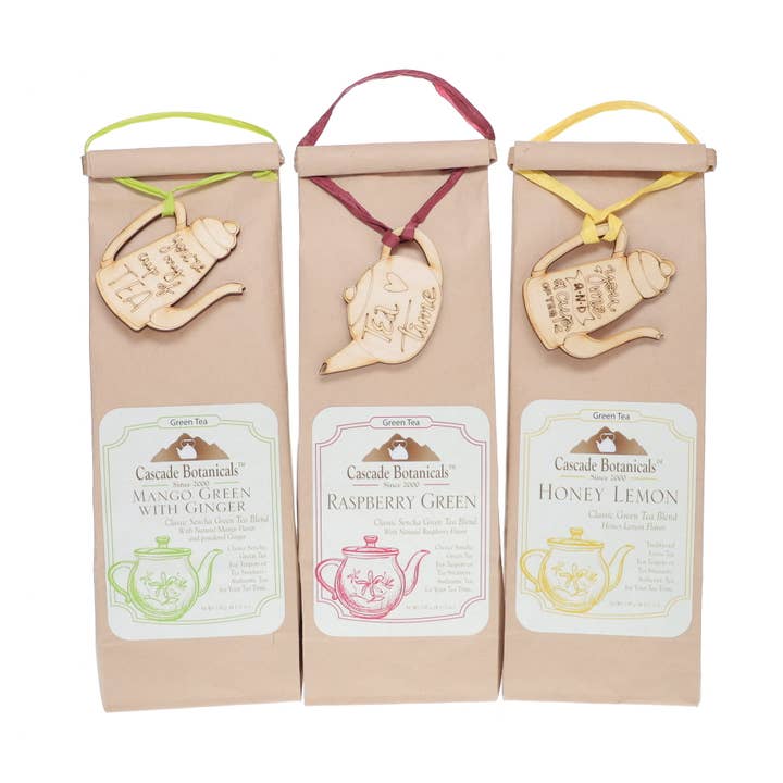 Cascade Teas & Botanicals - Wholesale Loose Tea - Raspberry Green Tea Loose Pack4