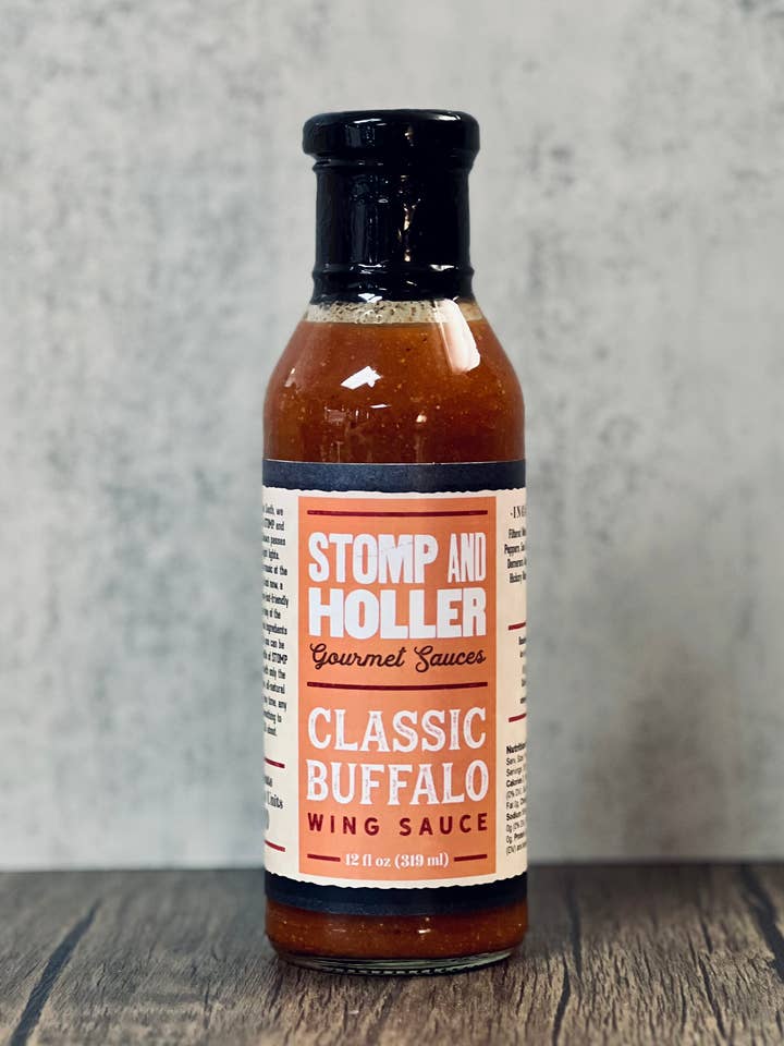 Sauce pour ailes Buffalo - 12 fl oz pour la vente par Stomp and Holler Gourmet Sauces