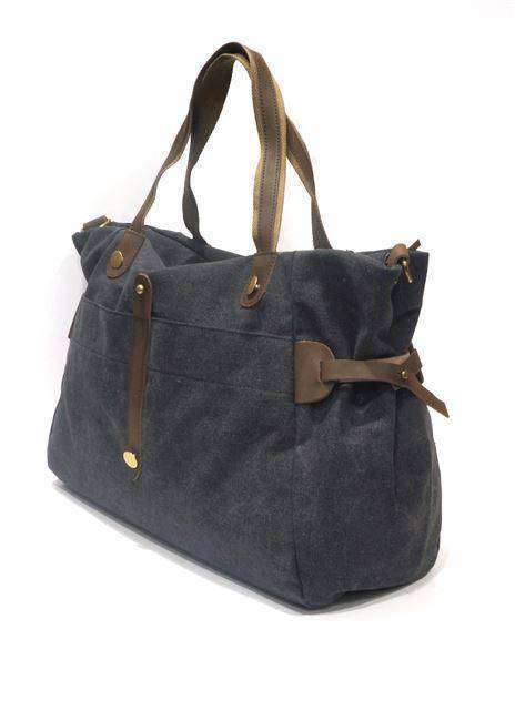 ZEDE PARIS - Wholesale Weekender Bag - Women's - SAINT-LAZARE - Weekend travel sports bag in canvas and leather33