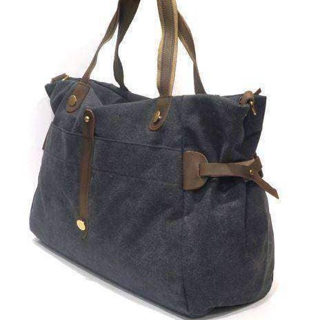 ZEDE PARIS - Wholesale Weekender Bag - Women's - SAINT-LAZARE - Weekend travel sports bag in canvas and leather33
