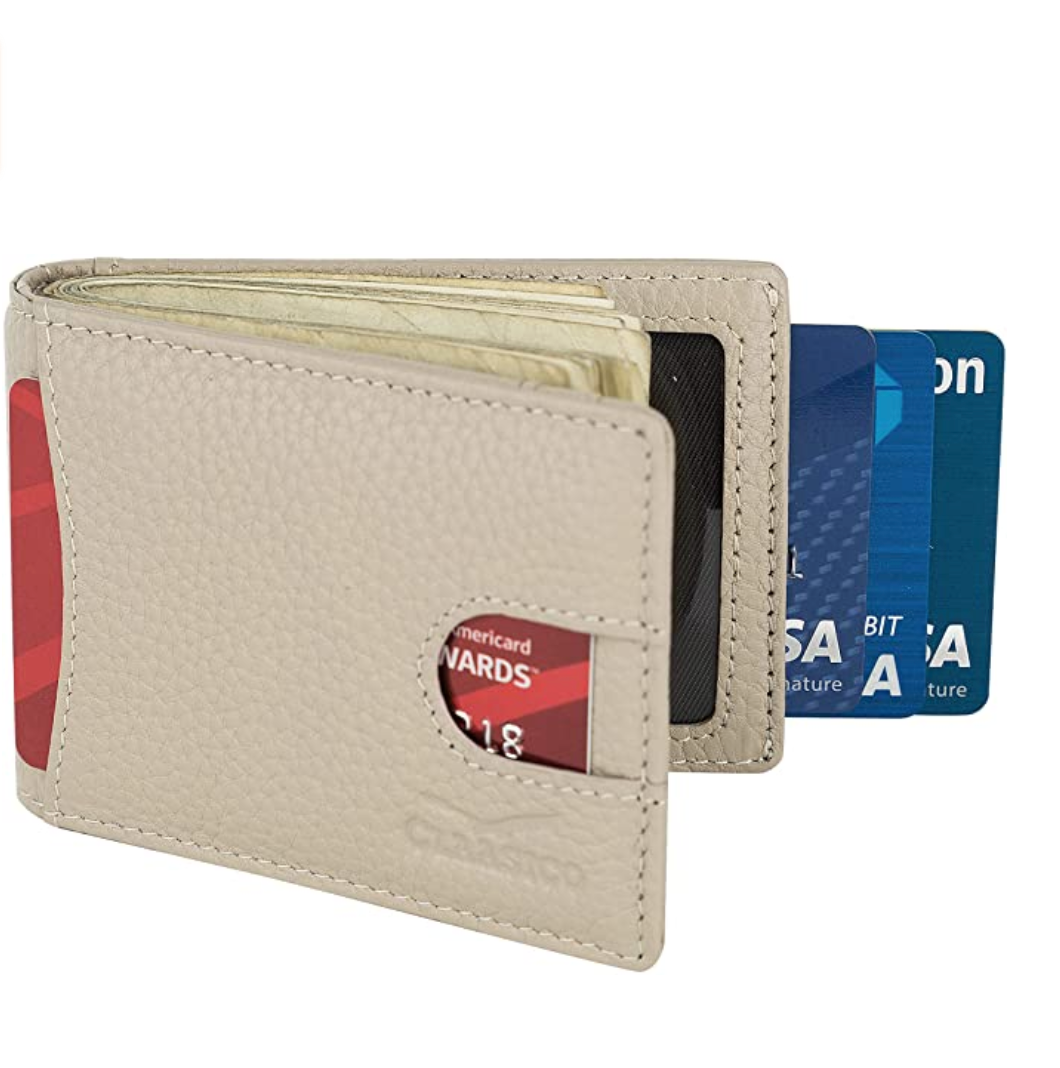 Claasico - Wholesale Wallet - Men's - Small bifold leather money clip wallet with pull strap28