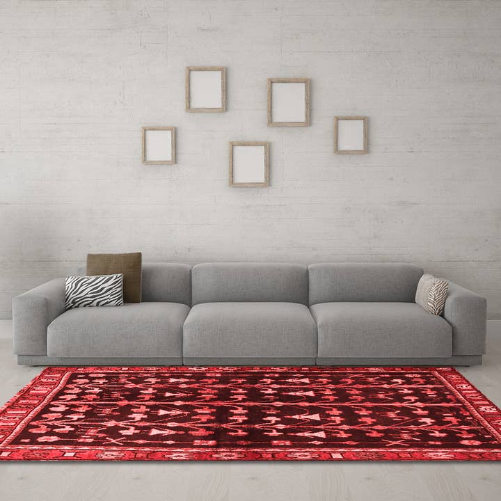 Machine Washable Persian Red Traditional Area Rugs for wholesale by Ahgly