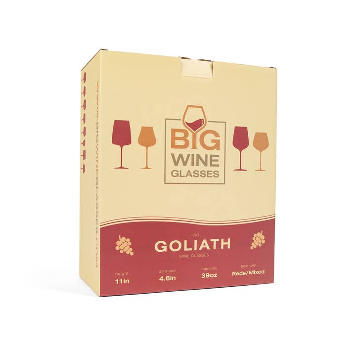 Big Wine Glasses - Wholesale Wine Glass - GOLIATH - Oversized Big Wine Glasses (Set of 2)4