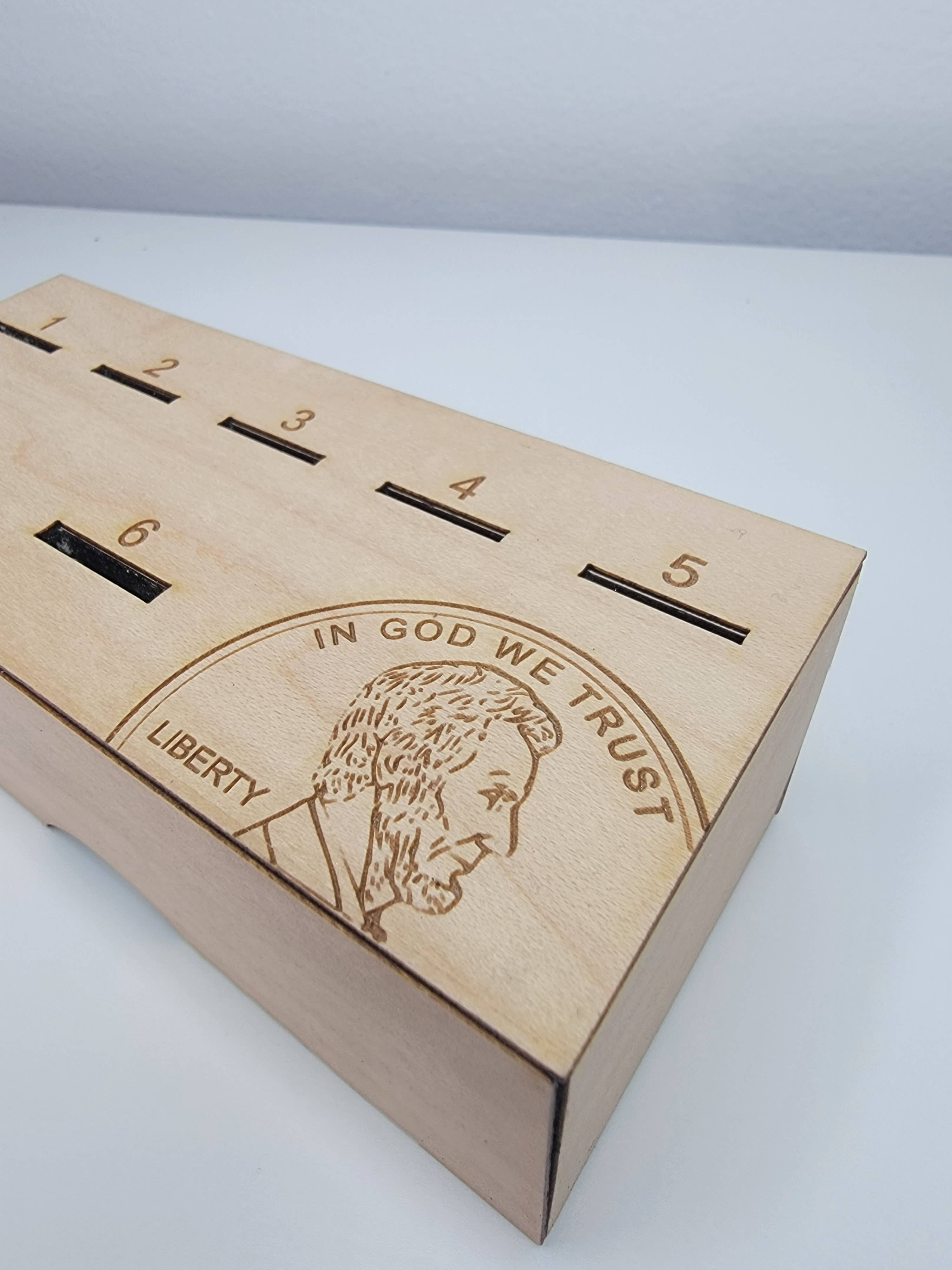 lou+teak - Wholesale Board Game - The Penny Game, Laser Cut and Engraved5