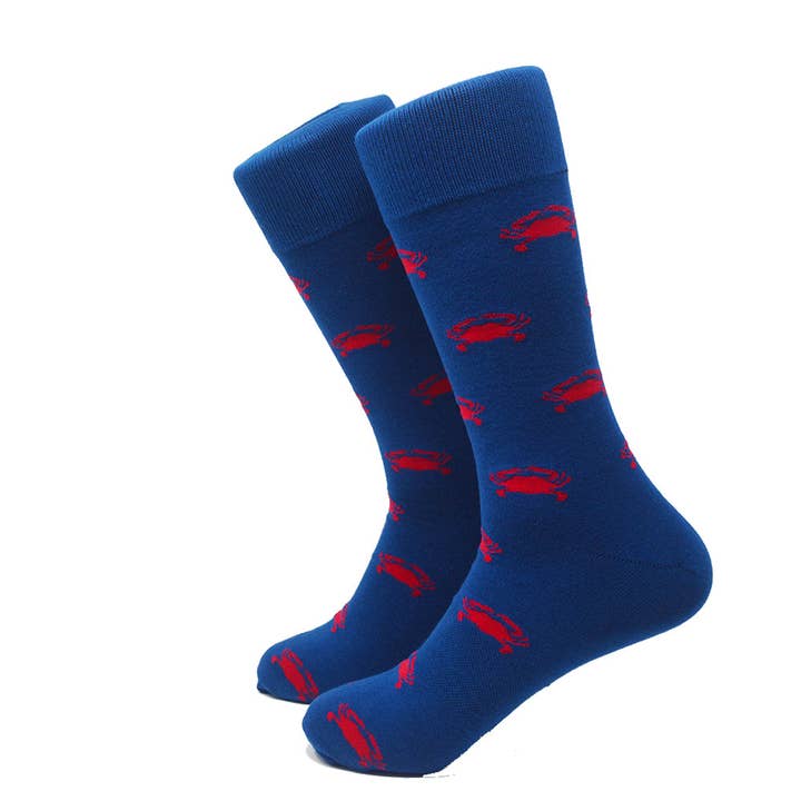 Crab Socks - Men's Mid Calf for wholesale by SummerTies