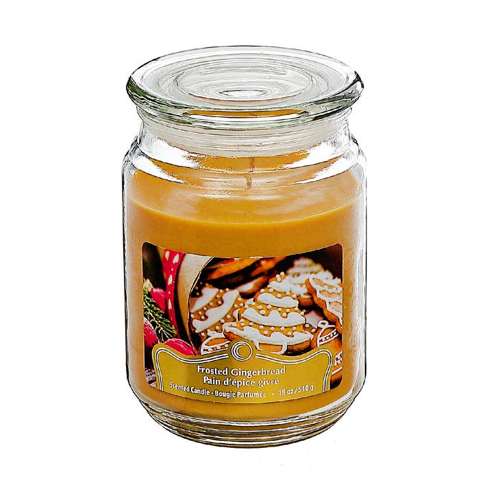 18 Oz Scented Jar Candle Frosted Gingerbread and other Purchase Wholesale 10 oz candle jar. Free Returns & Net 60 Terms on Faire trending on Faire.