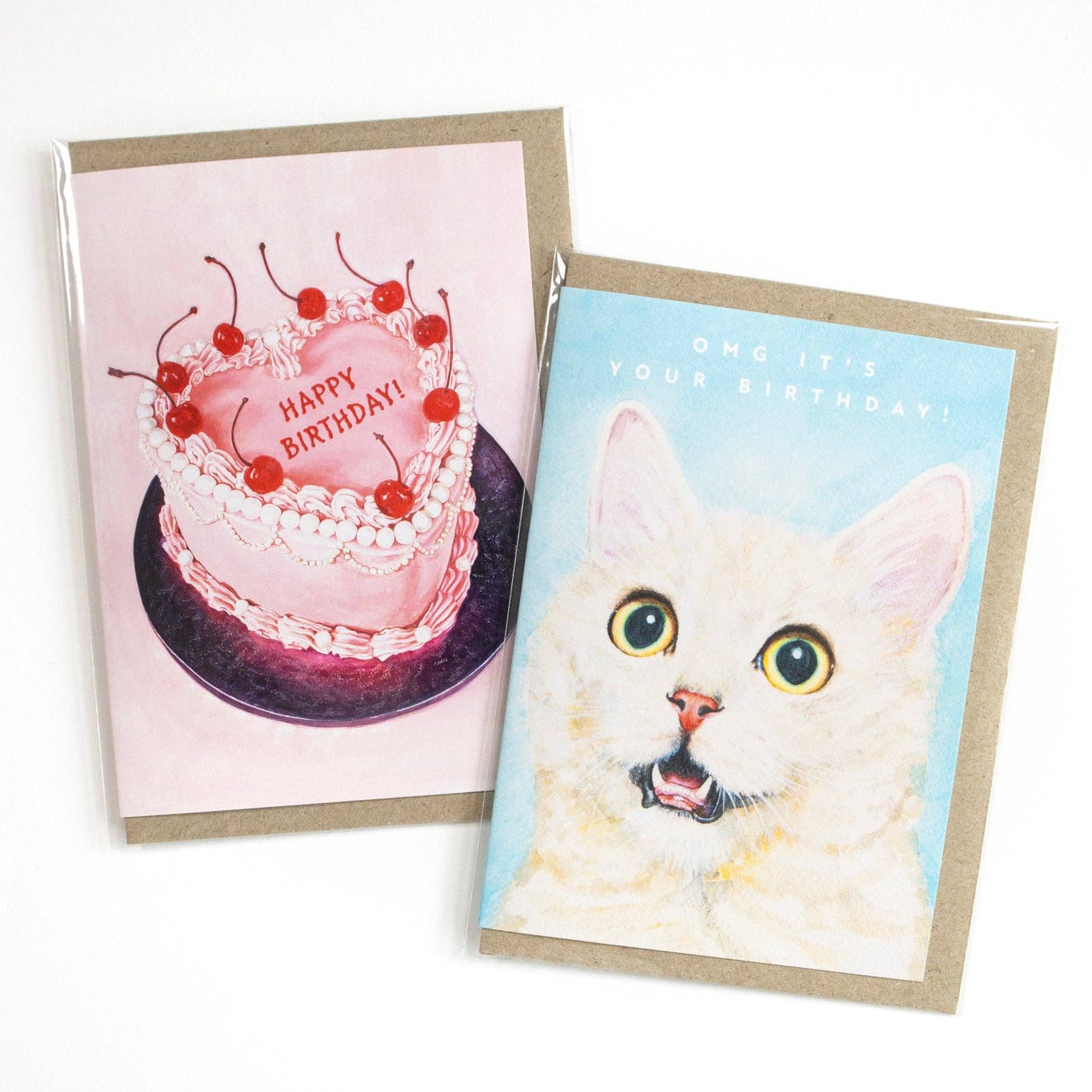 Julia Ockert - Wholesale Verjaardagskaartje - Pink Princess BDAY Cake wenskaart3