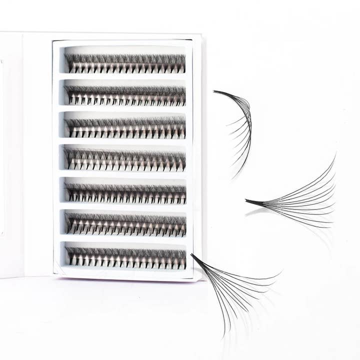 Eyesy Lash - Wholesale False/Fake Eyelashes - 7in1 Custom Mix Tray | 1000 Ultra-Speed fans 3D - 20D0